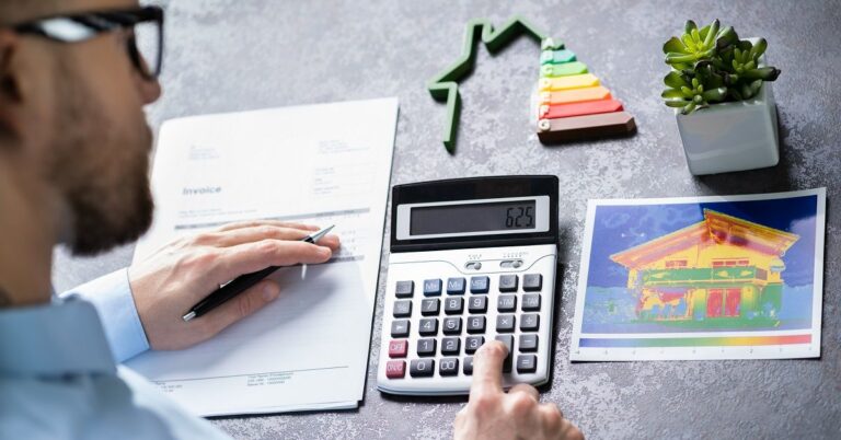 Home Energy Auditor at Work